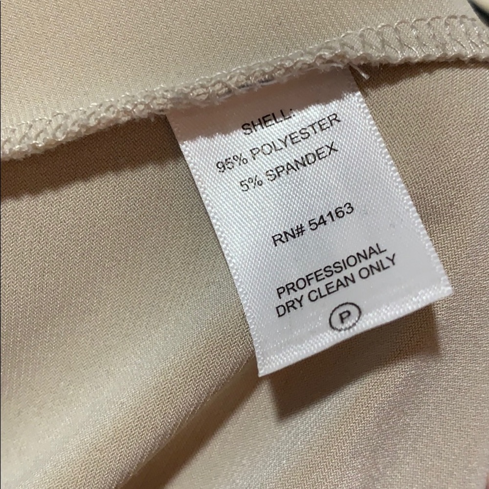 COPY - CALVIN KLEIN TOP/TANK TAN POLY SZ L COWL NECKLINE - Picture 5 of 6